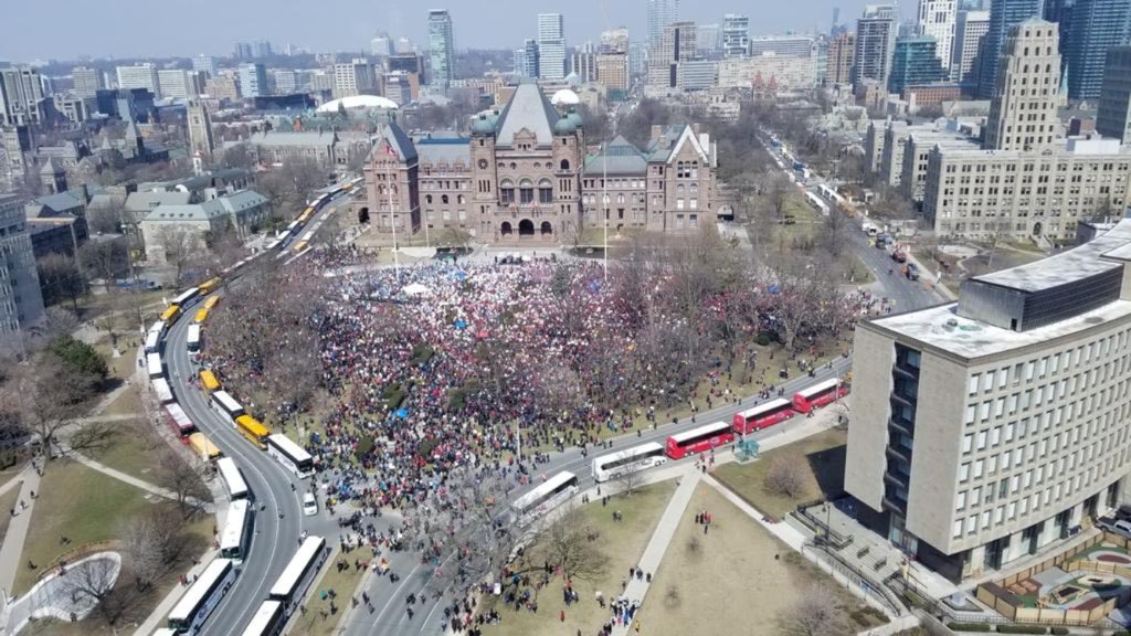 This cannot be our thinking: They came for the new hires and I didn’t speak, because I wasn’t a new hire. They came for the teachers with low seniority and I didn’t speak because I didn’t have low seniority. WE MUST SPEAK, WE MUST YELL! UNITED!
