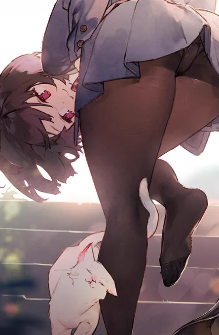4月30日発売『くろタイツDEEP』に1枚描かせていただきました～
タイツと向き合うのは初めてですごく楽しかったです。
よろしくお願いします(^-^)!

https://t.co/32ZtPHRege 