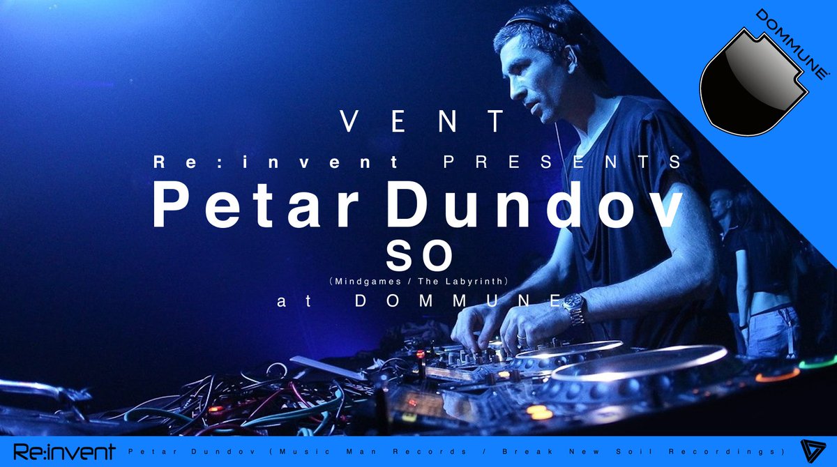 【緊急告知!!】Sven Väth、Francois K、Laurent Garnierも彼のファンだと公言！ PETAR DUNDOV初登壇！＜4/18木＞#DOMMUNE■21時〜｢Re:invent（<a href="/rebirthfes/">Re:birth Festival</a>｜<a href="/vent_tokyo/">VENT_TOKYO</a>）PETAR DUNDOV at DOMMUNE」DJ Petar Dundov（Music Man Records）SO（The Labyrinth）■観覧予約▶︎dommune.com/reserve/2019/0…