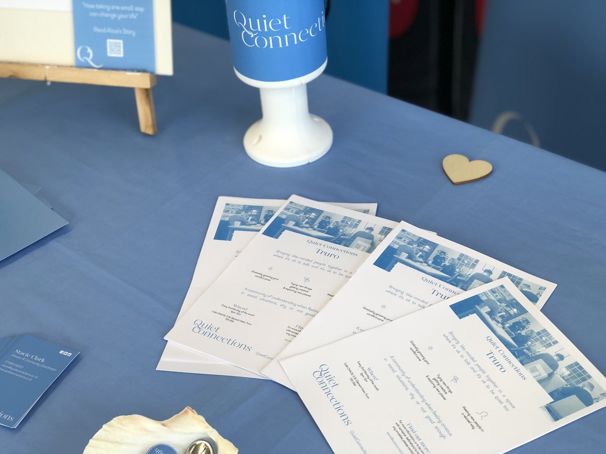 QuietConnection's tweet photo. As one of their local supported causes in Truro, did you know you can donate your 1% to us? 💙 All funds go towards our community groups to support those who feel socially anxious; to connect &amp; stretch their comfort zones together @coopuk #TheCoopWay #ReframeQuiet #Truro https://t.co/PhEL6Qsd7b