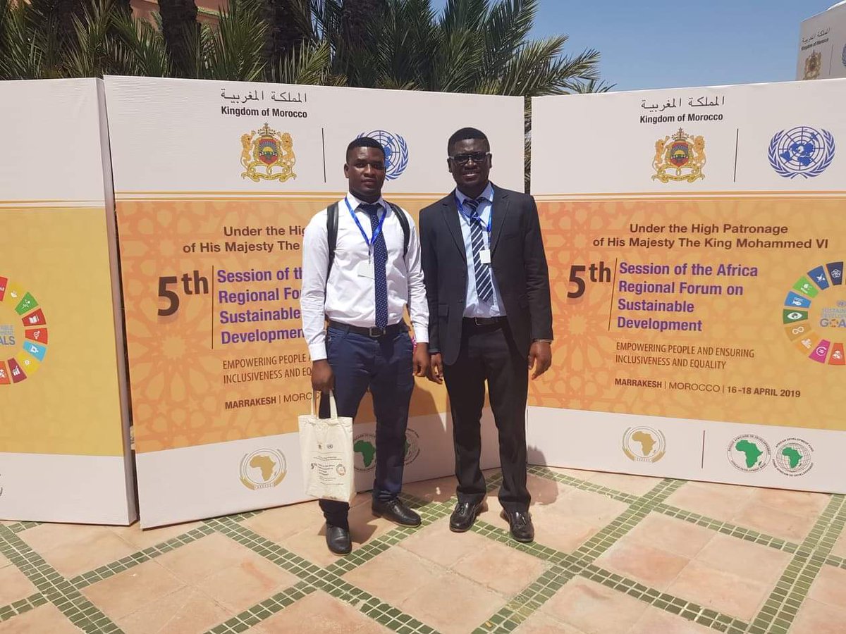 mankiss's tweet photo. CSAYN Morocco at the Fifth session of the Africa Regional Forum on Sustainable Development at Marrakech, Morocco.
Empowering people and ensuring inclusiveness and equality@csaynGCU https://t.co/OgOARVC8DE