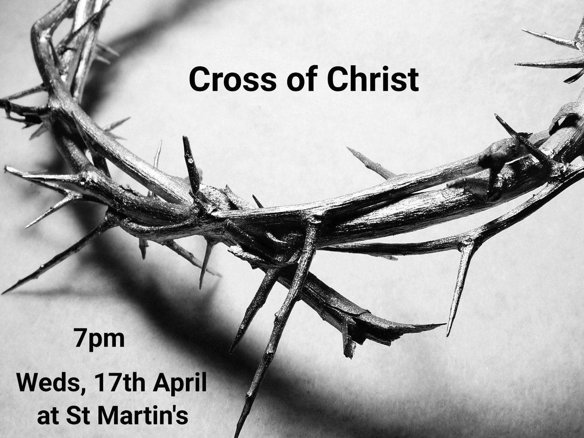 StMartinsCheri's tweet image. Tonight, 7pm at St Martin's. Everyone is very welcome to join with us in this journey through Holy Week.

We believe in a loving God, a compassionate Gospel, and a Church open to all.

#holyweek #crossofchrist #folkestone #achurchnearyou