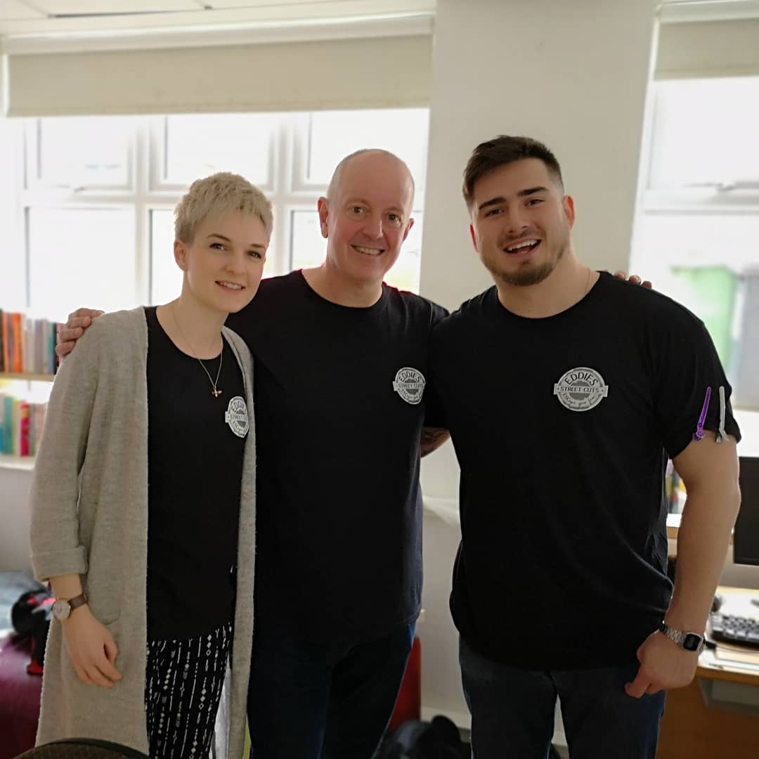 eddiestreetcuts's tweet photo. We are really excited to announce that ESC has 4 hairdressers/barbers from different salons in Bath who are on board with us these amazing people will be cutting hair down @julianhouseuk  and @genesis_trust this means we can give more haircuts to the homeless community thank you https://t.co/Z8A5VIs3xS