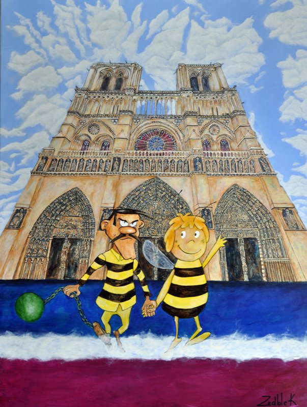 Zedblek's tweet photo. "Just married" by Zedblek #NotreDame #zedblek@gmail.com https://t.co/lfwIwflAvx