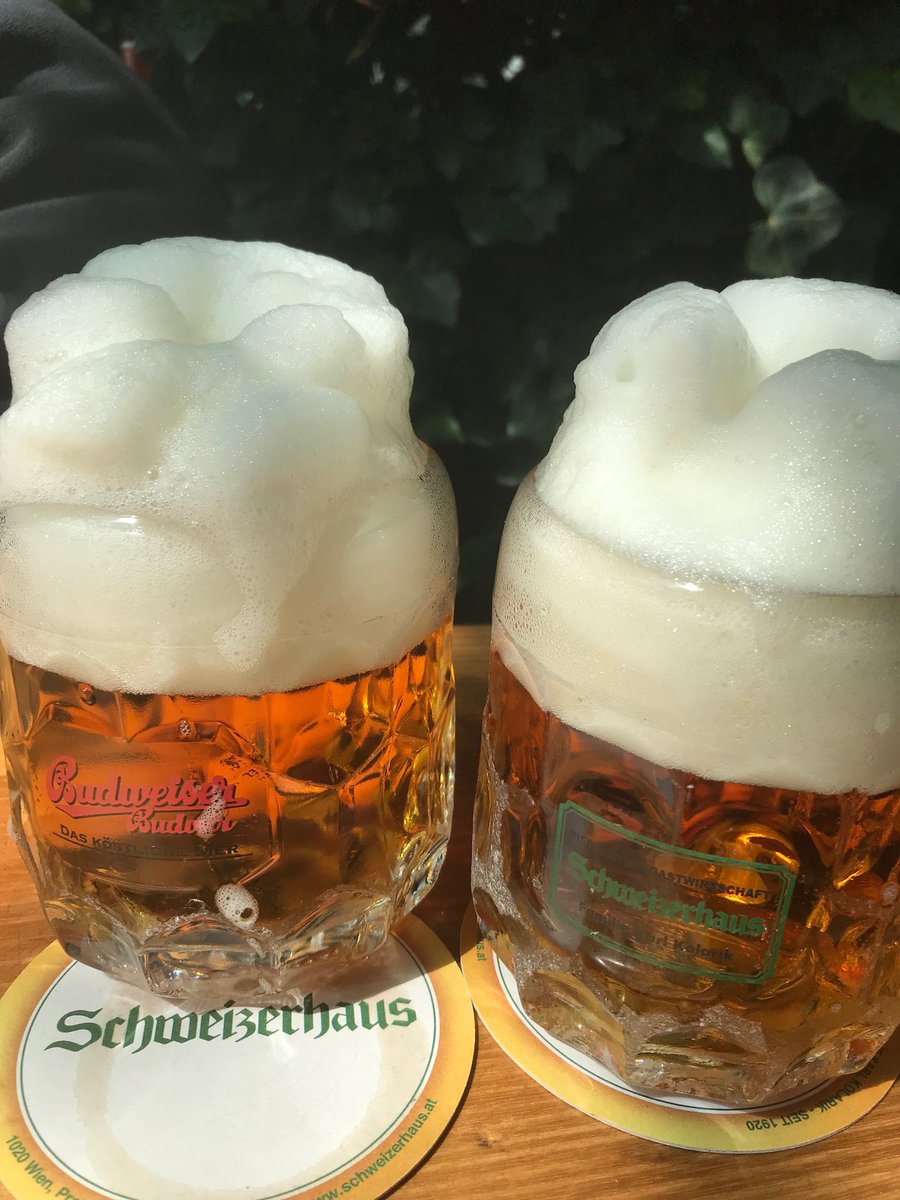 Meeting in #Vienna #Schweizerhaus ⁦<a href="/AlbertsSchloss/">Albert's Schloss</a>⁩ ⁦<a href="/BudvarUK/">The Original Budweiser Budvar UK</a>⁩ ⁦@BudvarJosh⁩