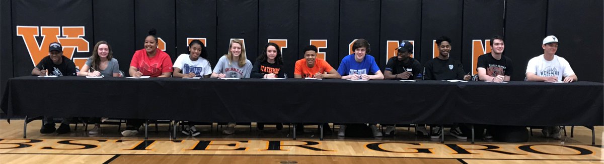 statesmensports's tweet photo. Congratulations to 12 members of the Class of 2019 @WebsterGrovesHS who signed their national letter of intents this morning. 🎩 @CoachBlossom @CoachJMathes @DubGBaseball @WGHS_Swimming @WGmossmonsters @WGVolleyball @CurraheeWGHS @wggirlsbball @WGWOMENSTRACK https://t.co/ZHttitU43E