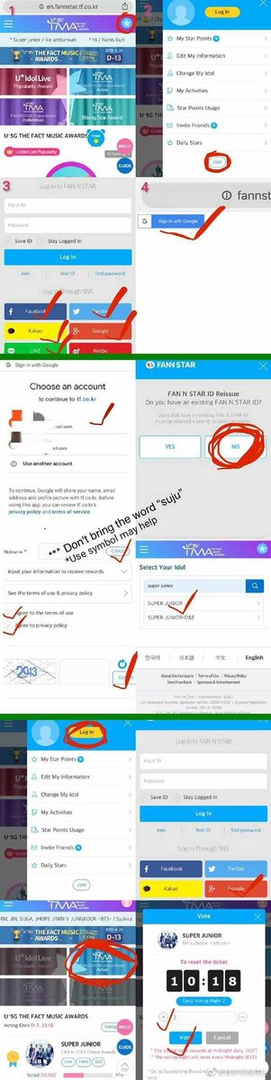 9nefertari's tweet photo. SuperJunior will attend this voting award ceremony.
This vote is very simple and there are tutorials on the picture.
#SUPERJUNIOR #슈퍼주니어 #VoteForSJ @SJofficial

#LEETEUK #kimheechul #Yesung #SHINDONG #Eunhyuk #donghae #siwonchoi #ryeowook #kyuhyun #SuperJuniorDnE #DangerDnE https://t.co/DkJm6GJlJG