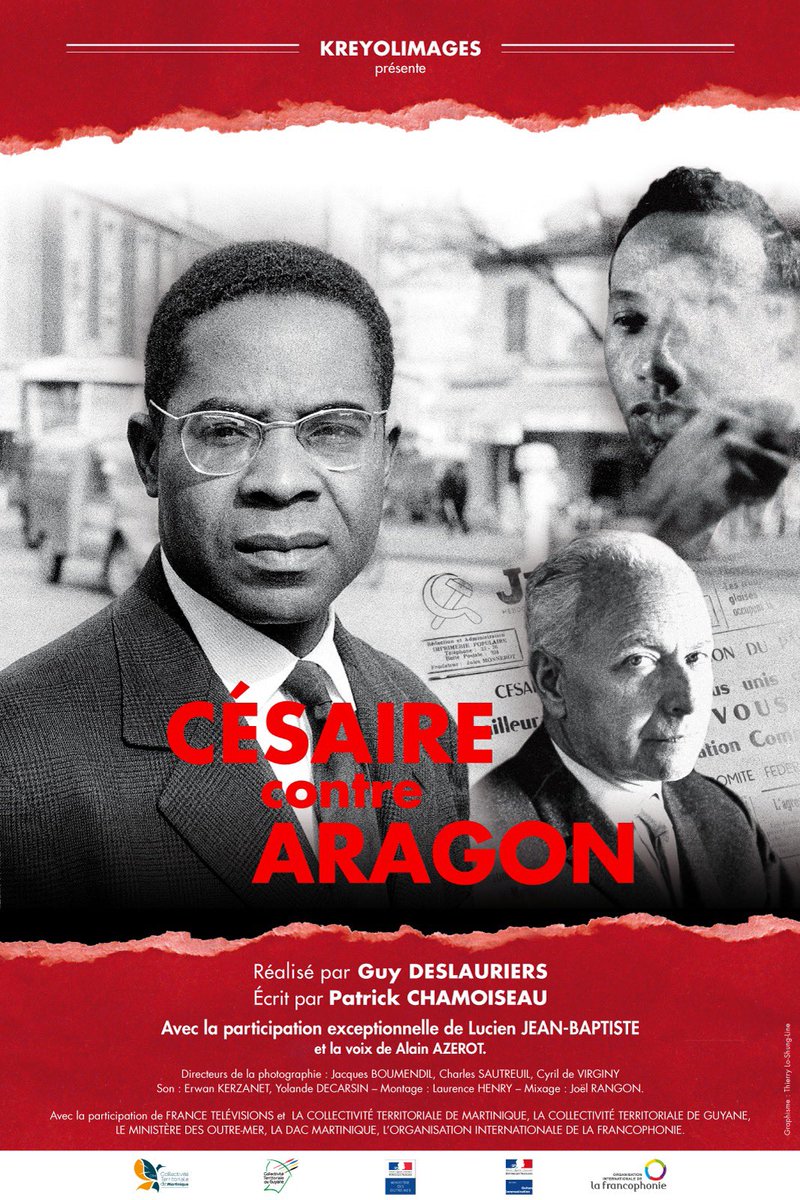 walleskotra's tweet photo. Il y a 11 ans disparaissait le poète et écrivain martiniquais Aimé Césaire. Demain, soirée spéciale sur @FranceOtv avec le documentaire inédit « Césaire contre Aragon » #AimeCesaire https://t.co/hTHtAQo9Jn