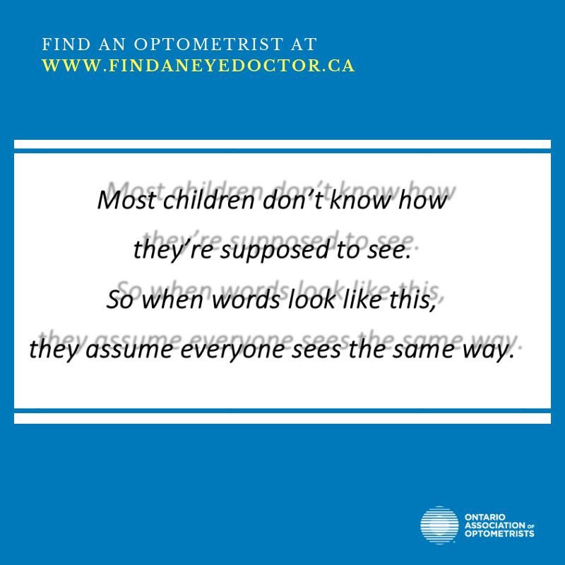 LifetimeStMarys's tweet image. Annual routine eye examinations with a licensed optometrist are recommended for school aged children.  Book your child an appointment today. The cost is covered by OHIP.#kidsneedeyeexamstoo #seeingislearning #kidsarecoveredbyohip