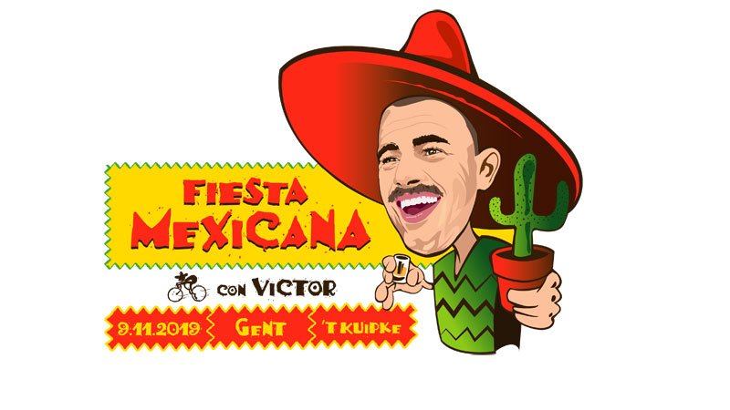 sportbe's tweet photo. Fiesta Mexicana con @VCampenaerts in 't Kuipke in Gent! https://t.co/Llm8dXeLYu #Victor2VictorY https://t.co/11p2p6vukp
