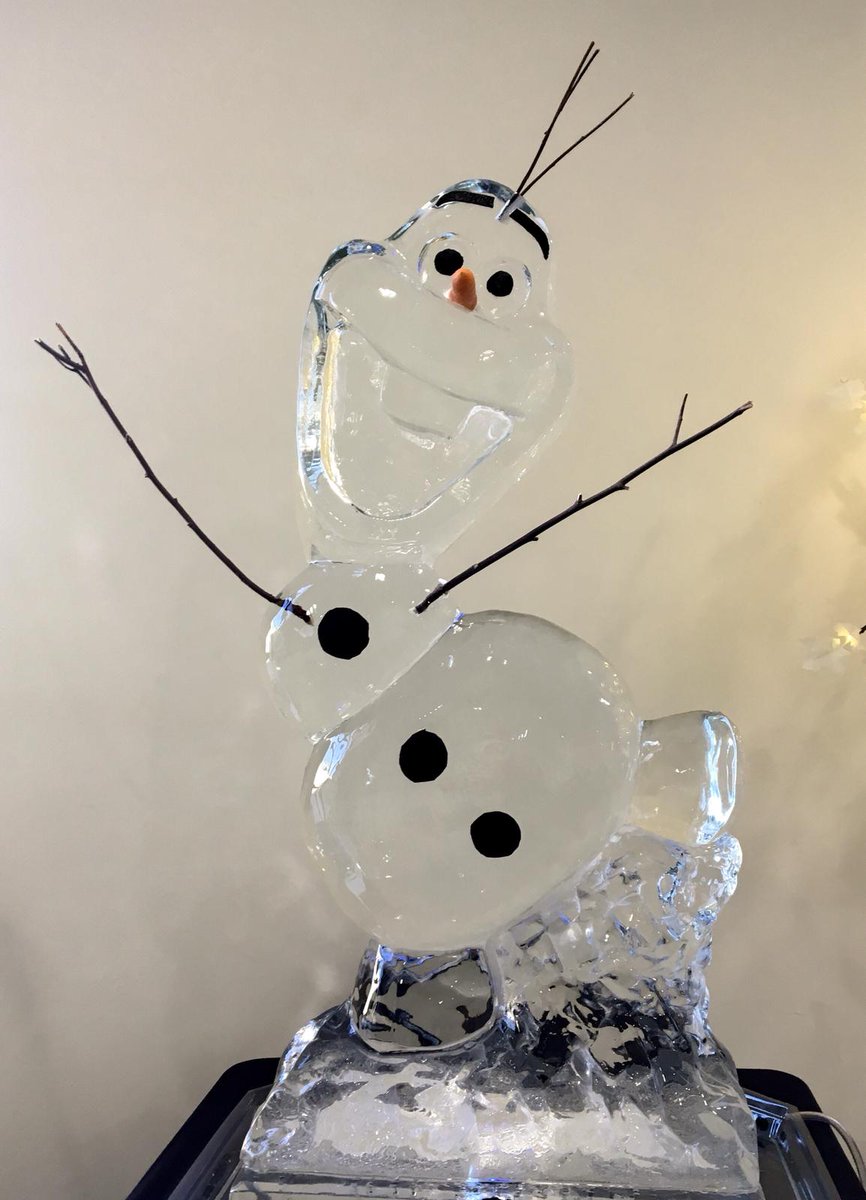 Iceboxdesign's tweet photo. We're already ready for Summer...just like Olaf โ๏ธ #summer #comefaster #olaf #frozen #icesculpture https://t.co/BfcJmWhrDR