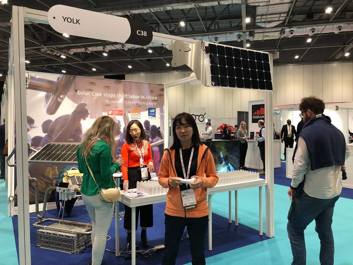Agriledger's tweet photo. ⁦@yolkstation⁩ #innovation #Aid&amp;TradeLondon our favorite #futurepartners #energy https://t.co/htrXOXHMaE