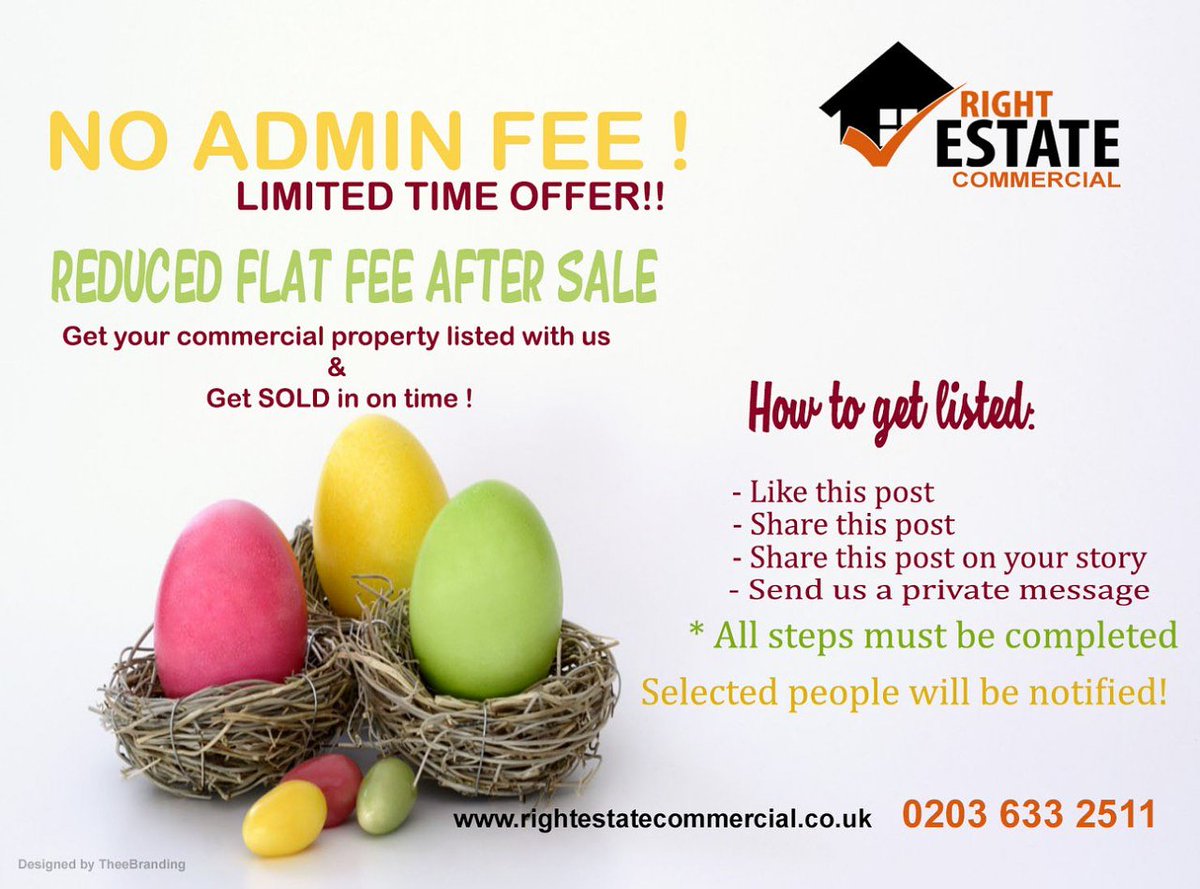 BizEstat's tweet photo. Limited time only!!
#EasterWeekend #property #UKproperty #PropertyNews #PropertyWire https://t.co/lMbNYK3wb8