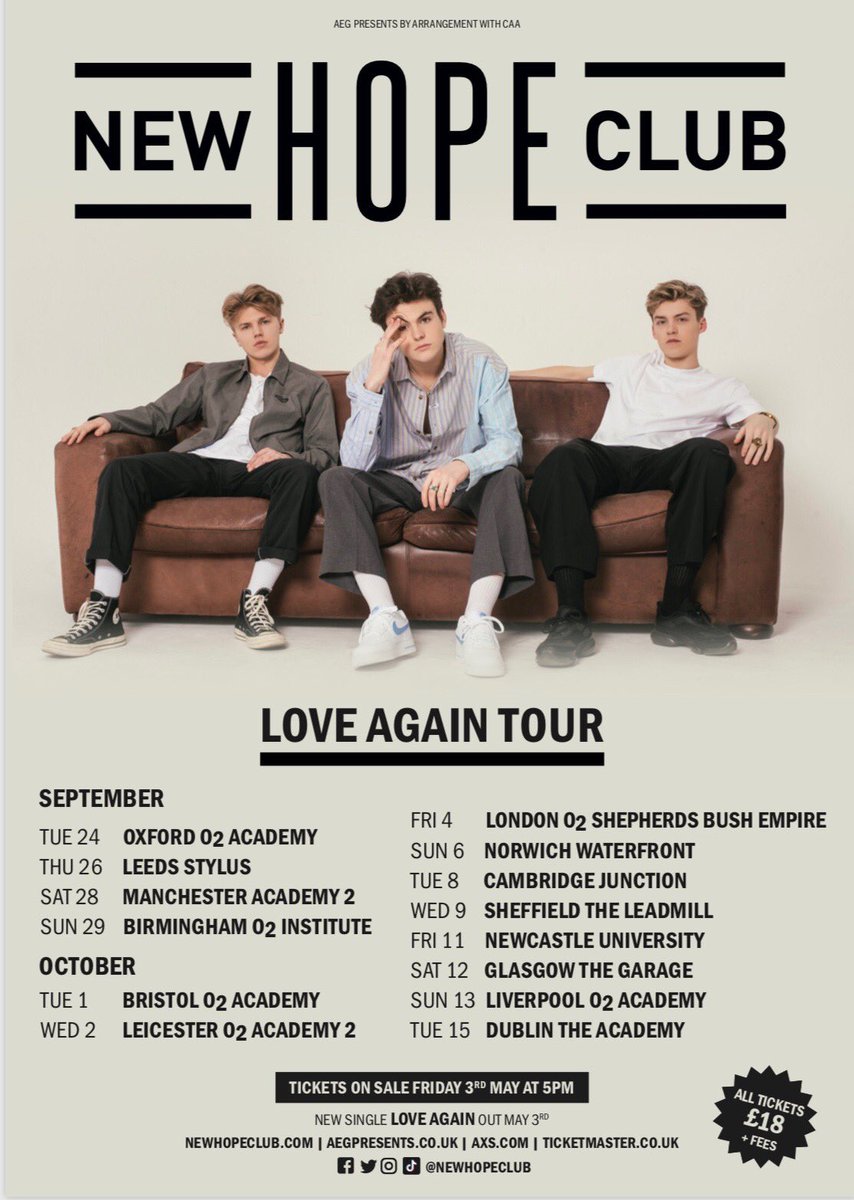 NewHopeReece's tweet photo. #NHCLoveAgain single and tour tickets out 3rd of May. Thankyou so much, we love you and we’ll see you on tour ❤️ https://t.co/RidEXuzBDU