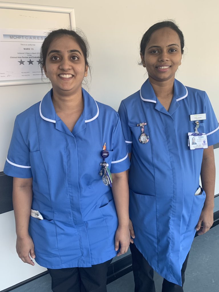 pefteammchft's tweet photo. Congratulations Valentha Ward 13 and Pinky Ward 10, staff nurses on duty this morning! 😊👍 #nmcpin #OSCEsuccess ✅ https://t.co/EgjehMcHhm