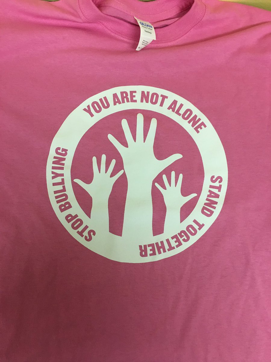 Anti-Bullying Day activities taking place today at WHS! Don’t forget your pink tees!! #WeAreWestmount #WeAreEnglishMtl