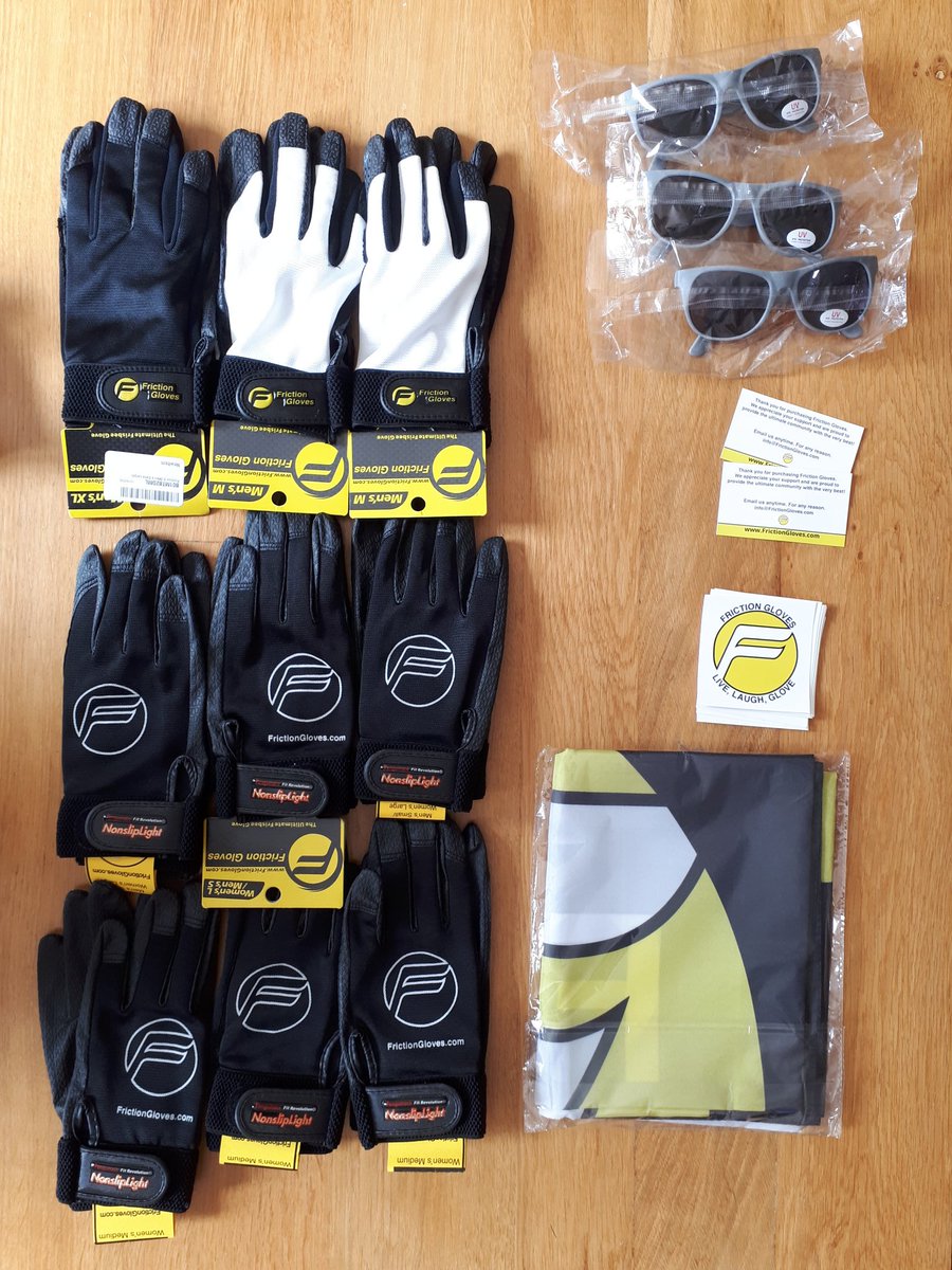 TTGUltimate's tweet photo. Prizes, prizes, lots of little prizes. Thank you to @FrictionGloves I look forward to handing these out as rewards at #SpringShowdown #MaypoleMayhem #MidsummerMadness https://t.co/E6ddm6ZHfH