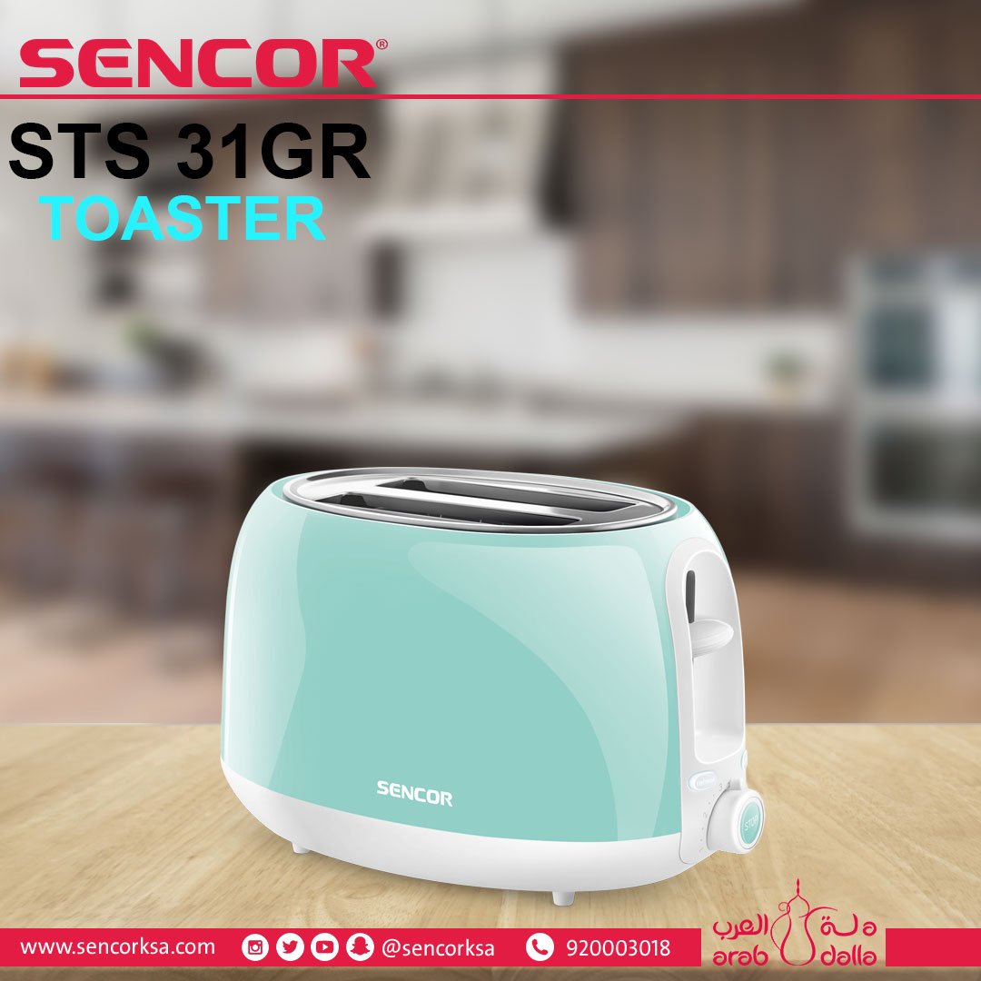 sencorksa's tweet image. Looking for the easiest way to toast a bread at home?
why not try our STS 31GR Toaster.

Main features :
✔Suitable for making both thick and thin toast
✔High lift function for easy removal of smaller bread pieces

#sencorksa #sencor 
#breadtoaster #toast 
#محمصة