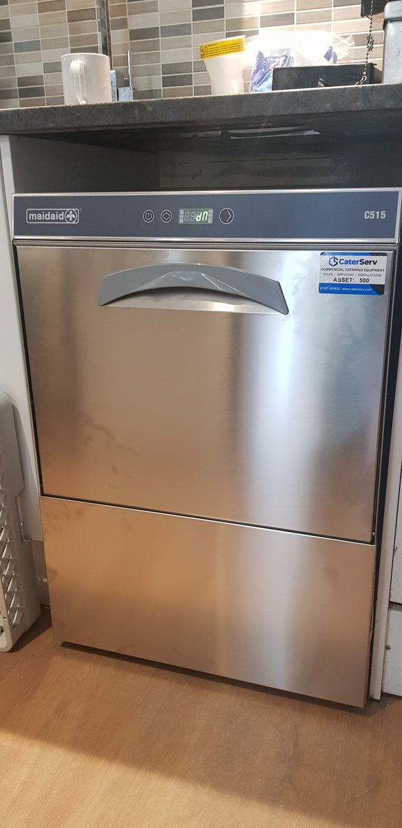 A great #installation of a #Maidaid C515, installed by <a href="/Caterservltd/">CaterServ Ltd</a>
Great work guys 👍
#warewashing #kitchen #wednesdaythoughts #dishwasher #carehomes