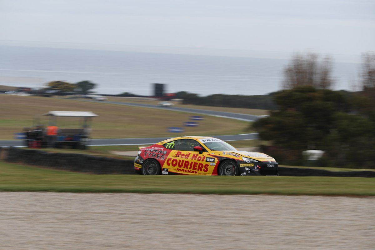 TGR_AUS's tweet photo. It was high energy racing at Phillip Island for the first race back of the 2019 season of the Toyota 86 Racing Series. On for young and old; experienced and fresh, there were highlights aplenty in a record number 40 driver field: https://t.co/nBD8CQW2LV #T86RS https://t.co/H1svGnpWpr