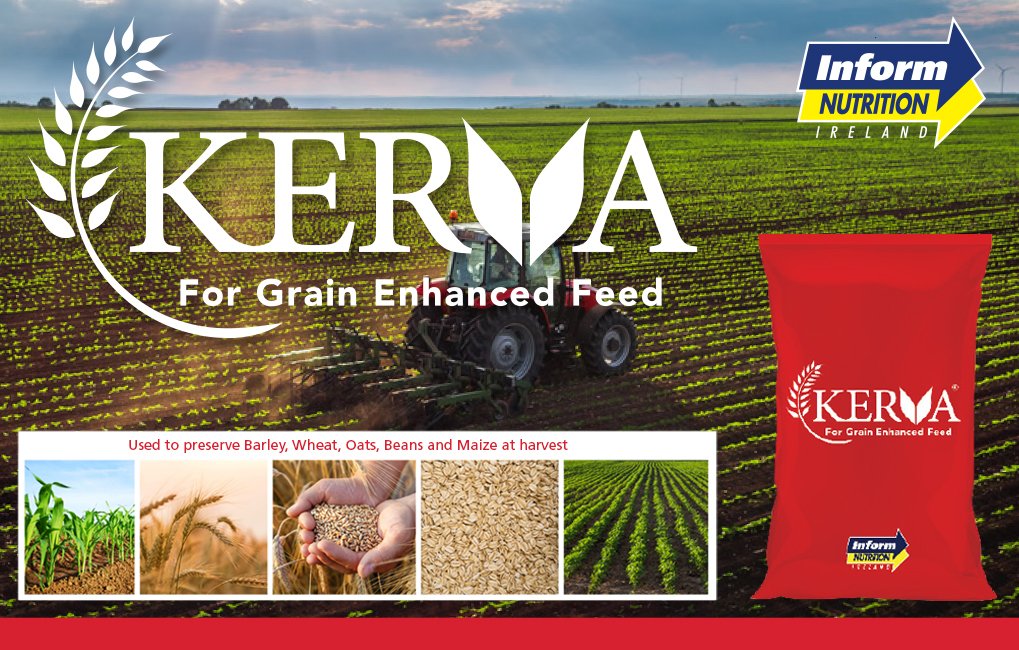 InformNutrition's tweet photo. KERVA is featured on @AgrilandIreland today. Kerva is an Alkaline Grain-treatment system for the treatment of whole or rolled grains for storage.

For more information Visit:
https://t.co/RVcFXh0MLk https://t.co/HMkhrMs67v