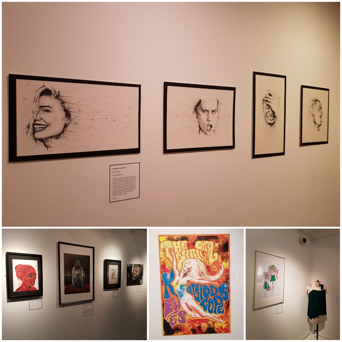 Really impressed by the work of <a href="/ArtWarringtonVR/">WarringtonArtsDept</a> students currently on display <a href="/warringtonmus/">Warrington Museum & Art Gallery</a> NOW/fear of the unknown exhibition - go and take a look! 👌