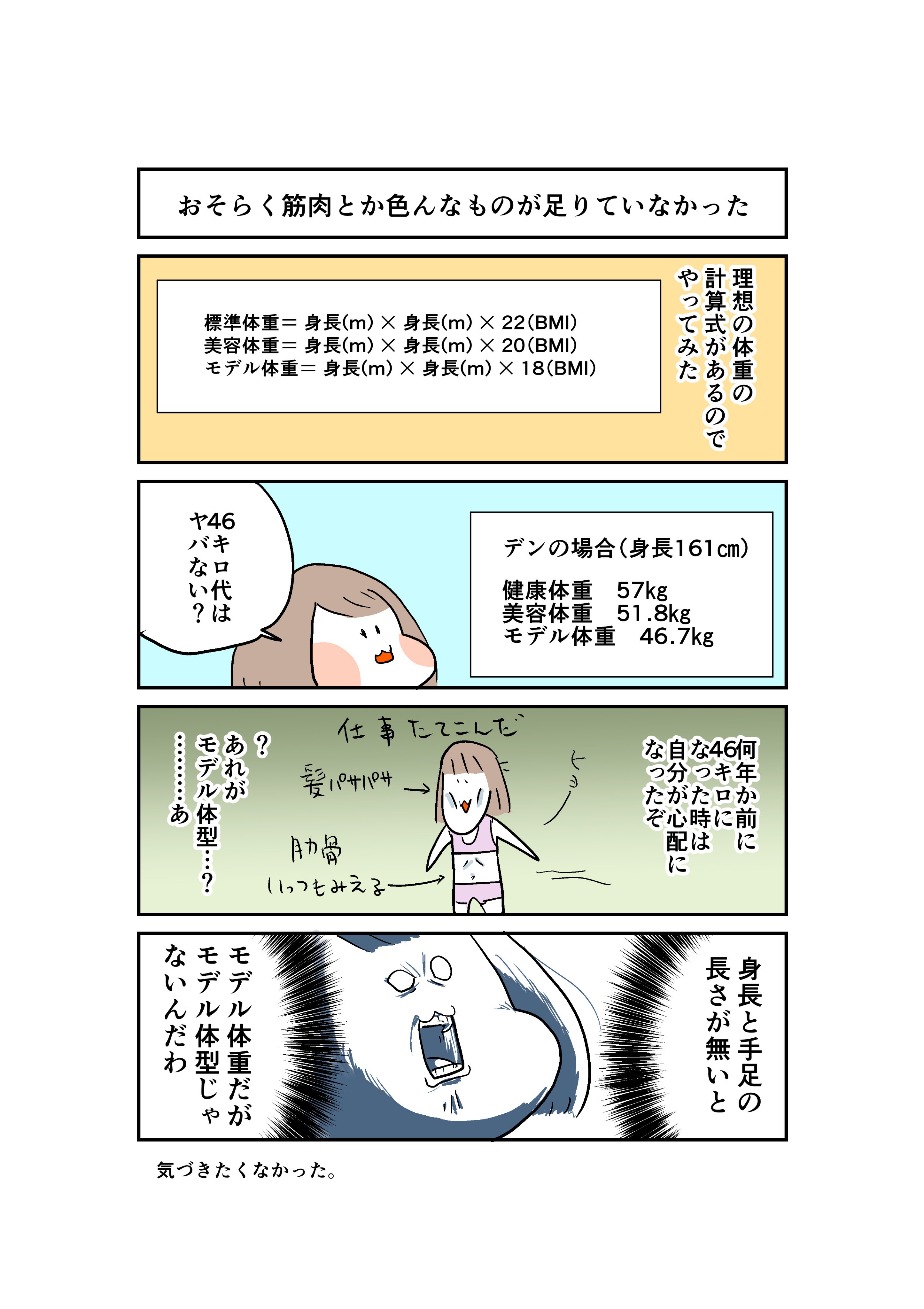 デン きたがわかよこ デンザップ モデル体重とは漫画 夏までに引き締めようと思います T Co Qawamowd0j ダイエット モデル体重 T Co Wxvfqxhmlv Twitter