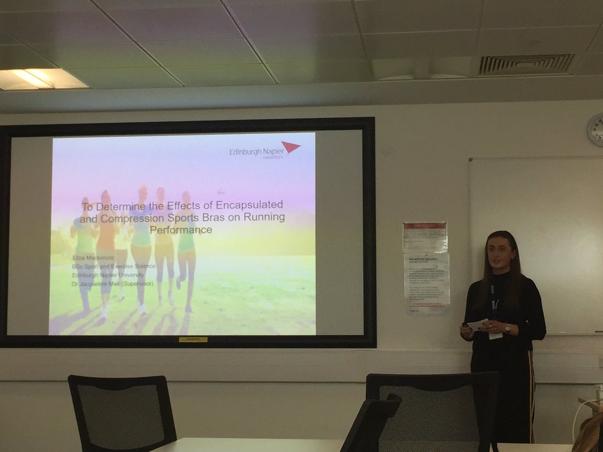 Mel Leggate (@melanieleggate) on Twitter photo Our next student presentation from <a href="/ENUSportScience/">ENU Sport Science</a> at #BASESStuConf2019 is Eliza Mackenzie looking at the effects of wearing encapsulated or compression sports bras on running performance <a href="/jacquelinelmair/">Jacqueline Mair</a> Our next student presentation from <a href="/ENUSportScience/">ENU Sport Science</a> at #BASESStuConf2019 is Eliza Mackenzie looking at the effects of wearing encapsulated or compression sports bras on running performance <a href="/jacquelinelmair/">Jacqueline Mair</a>