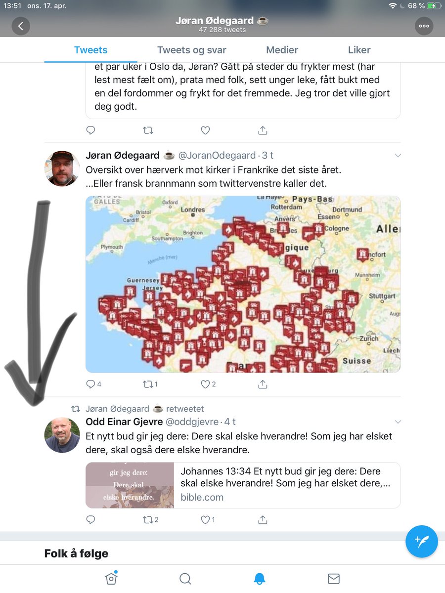 Stinasolh's tweet photo. @JoranOdegaard Hadde du ikke delt dette hadde det ikke spilt noen rolle. Du flagger medlemskapet ditt i et kristent parti. https://t.co/oi5WXg4xss