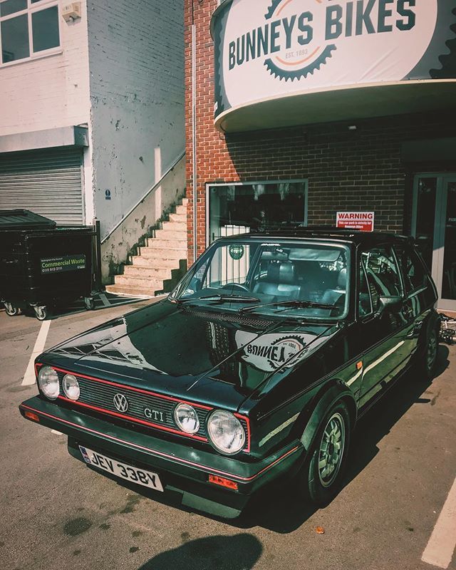 BunneysBikes's tweet photo. We love bikes of all shapes and sizes, but secretly we are petrol heads as well #mtb #cycle #bunneys bikes #team bunneys #vw #golf #mk1golf #photography #photography #photooftheday #iphoneonly #classiccar #retrocar #mk1 #burnallthemk1s #original #mk1gti … https://t.co/3SODtaGToP https://t.co/vRw796zEEb