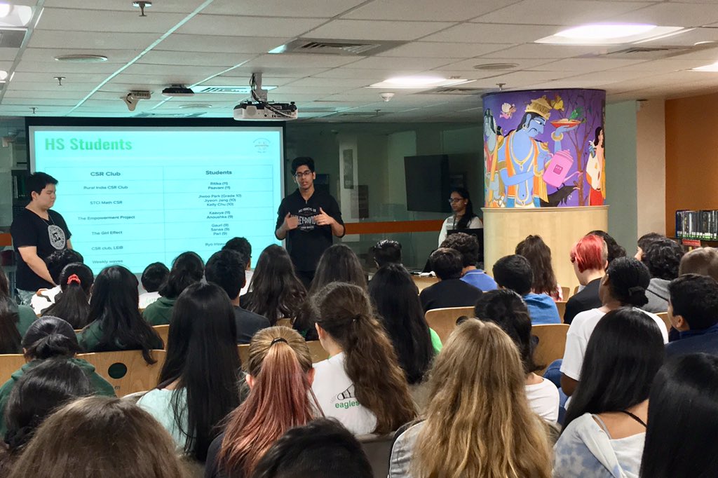 rohit2093's tweet photo. High school students shared their #CSR leadership stories with middle schoolers during MS CSR Celebration.
#StudentLeadership #ASBHS #ASBMS #Asbcsr #Community #SEL
@ASBIndia @fionacrossthec @joshb1020 @CaseyFaulknall @TobyAickin @SeemaKamble https://t.co/eqJG5MHf9K