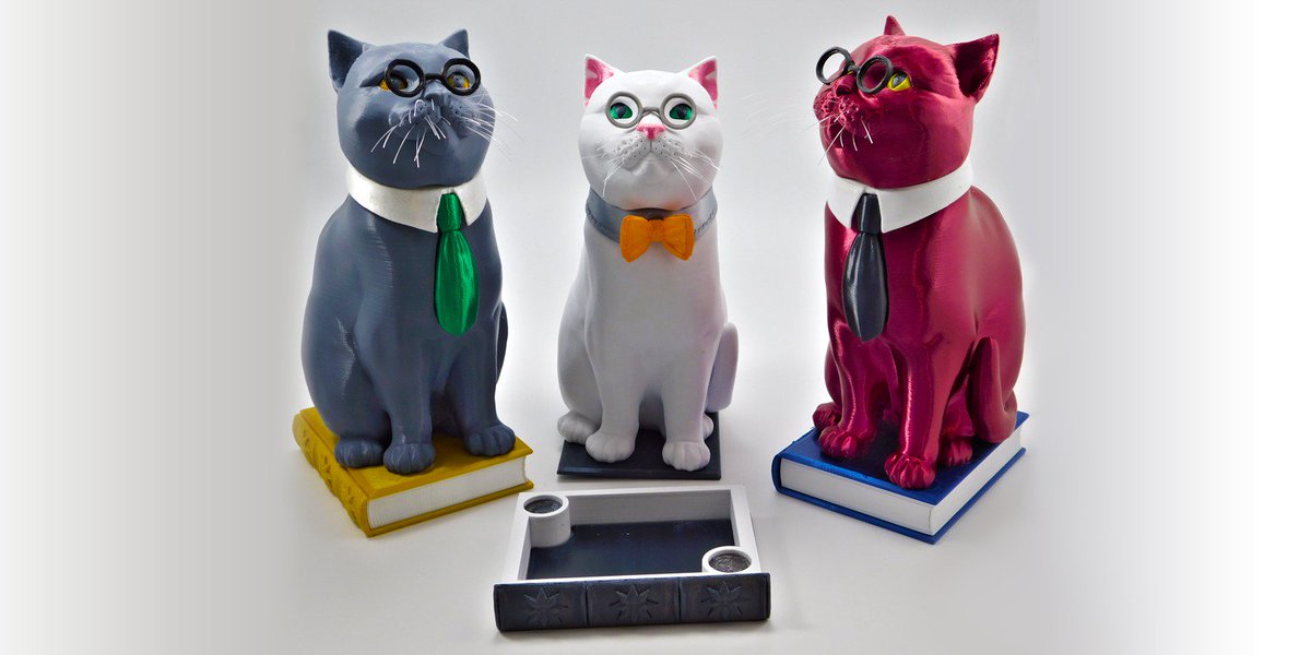 loubie_3D's tweet image. He's here! Muprhy The Library Cat is live and available for purrrrrchase(haha) on

@MyMiniFactory tinyurl.com/yy3cypmh
and
@Cults3D tinyurl.com/y237gql6

Complete Package: 10USD
Single material Only: 7USD
Mutli material "Top Up": 3USD