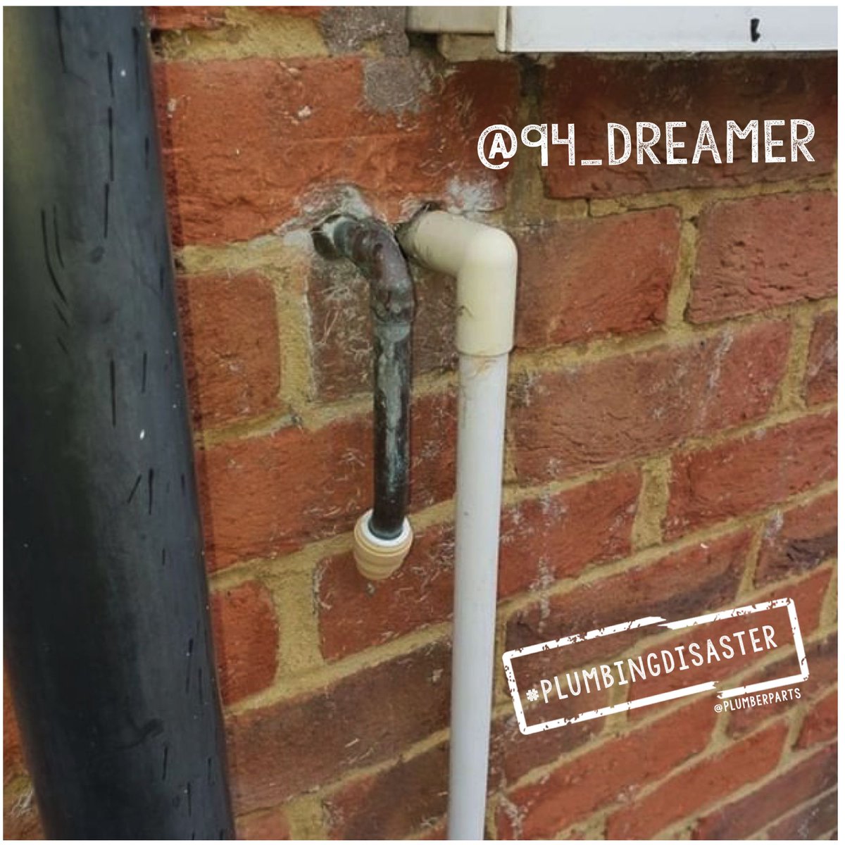 Boiler Condensate Pipe Outside Boiler Overflow Pipe Dripping Water