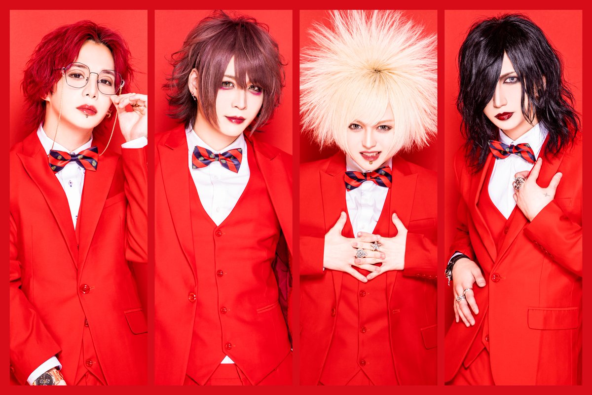 _VKholic_'s tweet photo. #Vivarush's new look
Vo. #Ruimaru
Gt. #Belle
Ba. #Yukimura
Dr. #Pamy
#vk #v系 #vkei #visualkei https://t.co/Oi2tdIp2aW
