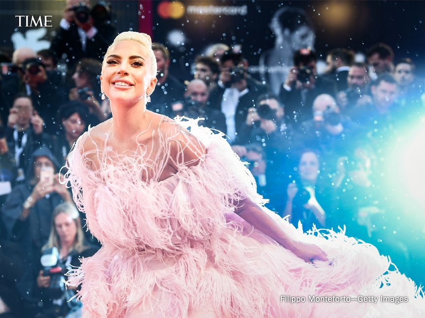 TIME's tweet photo. .@celinedion on @ladygaga: “She’s an amazing musician, composer, performer and, as we saw in ‘A Star Is Born,’ an incredible actress, but her legacy reaches well beyond show business” #TIME100 https://t.co/wa7JboHmX9 https://t.co/Lwm2UpHEmY