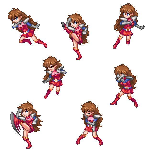 Vibrato Na Twitteru ワンダーモモ ドット絵 サイドビュー Rpgツクールmv ワンダーモモ T Co Sfqfobigdv