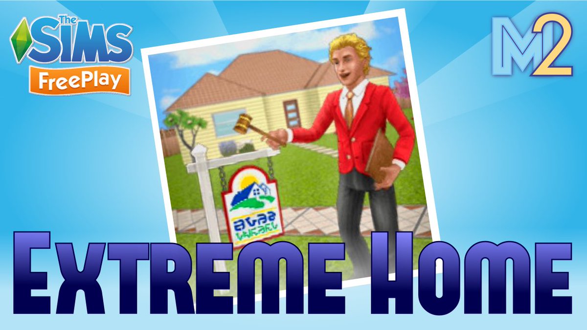 make2tv's tweet photo. @ceciliarey0 @TheSimsFreePlay (1) complete Extreme Home Takeover Quest, (2) send sim to work at real estate agency, (3) use sign in front of house you want to submit https://t.co/WWGuecqFJ5 https://t.co/mQf6zSeSg3