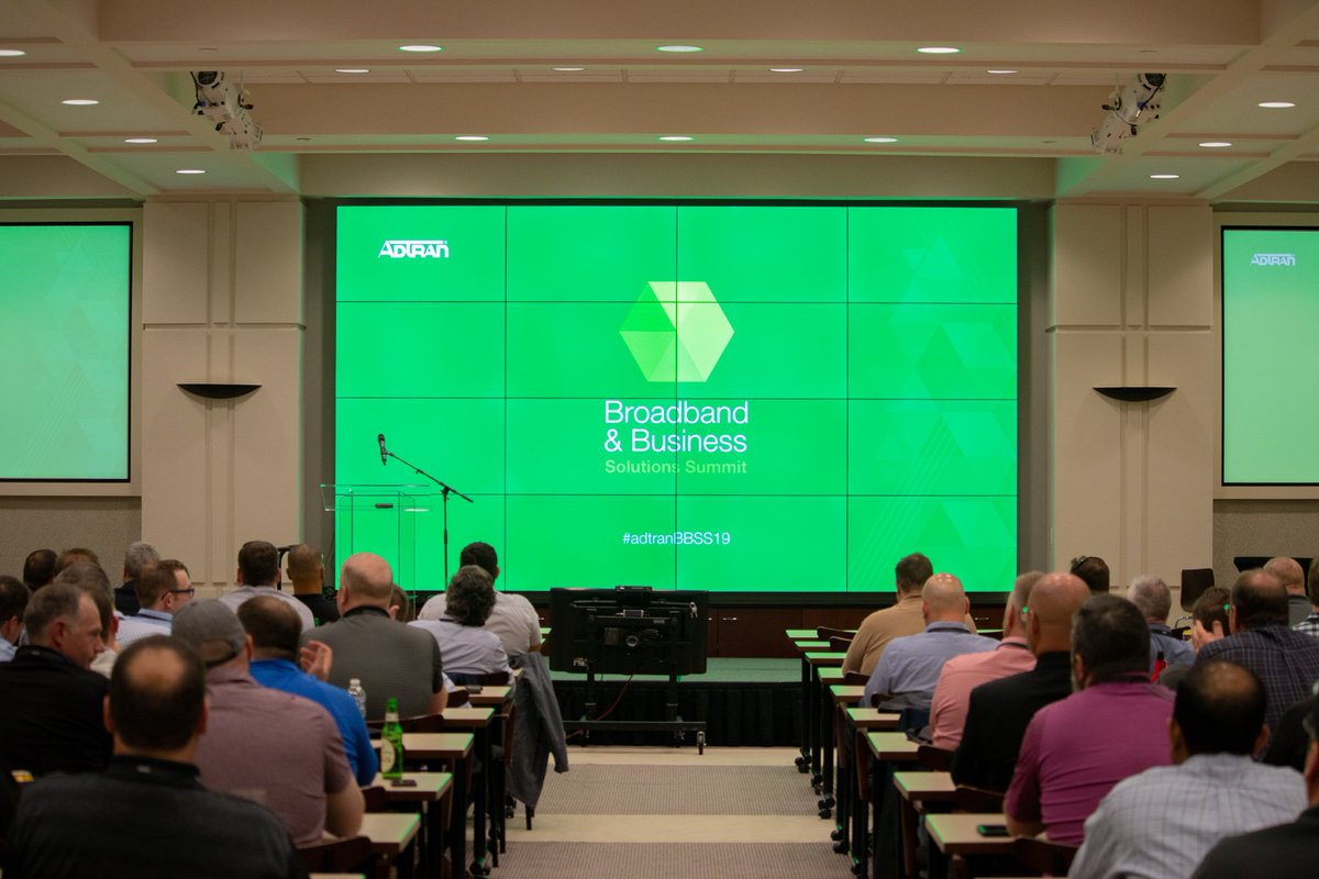 Adtran's tweet image. #adtranBBSS19 is almost ready to kick off on Day 2! #BBSS19 #Broadband #Solutions #Summit