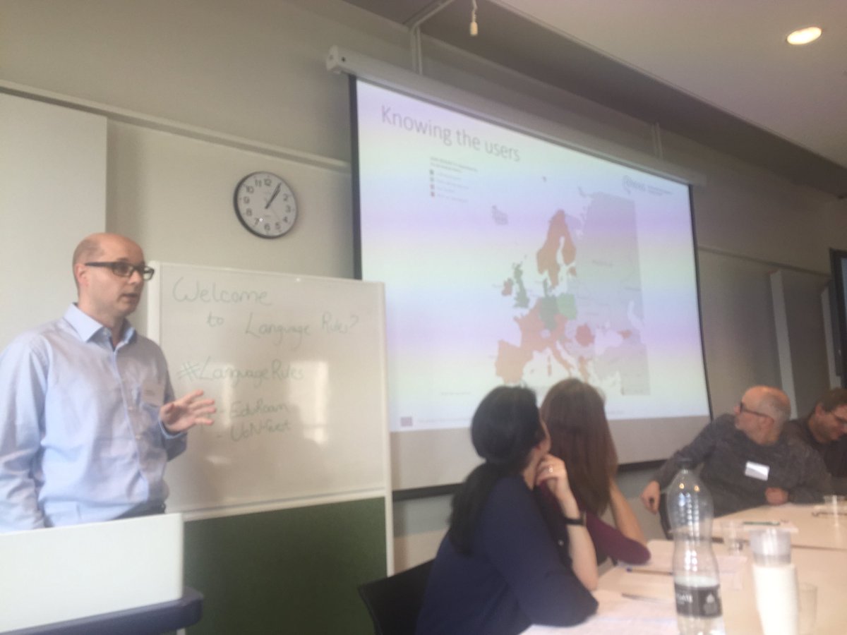 McLellandNicola's tweet photo. Iztok Kosem on how much we know (or not) about dictionary users across Europe. #LanguageRules https://t.co/MnM3UvMvOy
