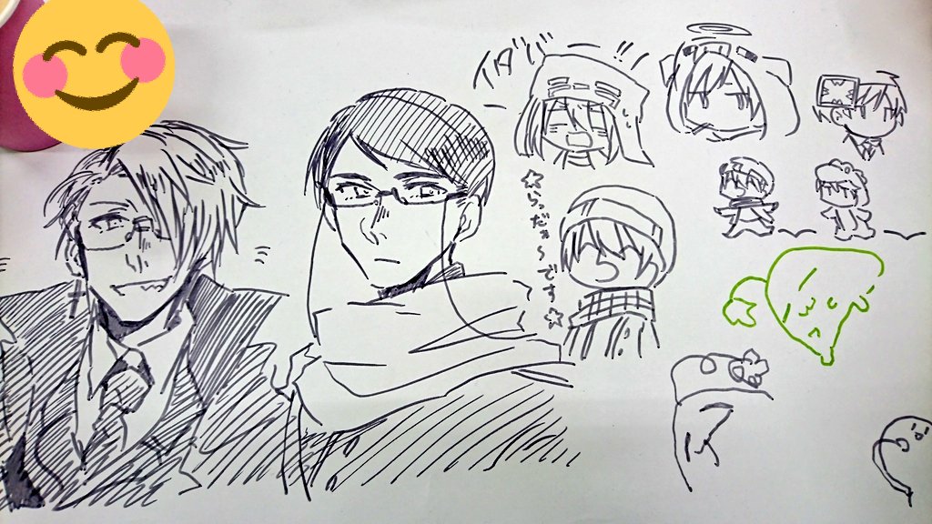 大きな模造紙にみんなでお絵描きしたのはすごく楽しかったです(*'-`) 