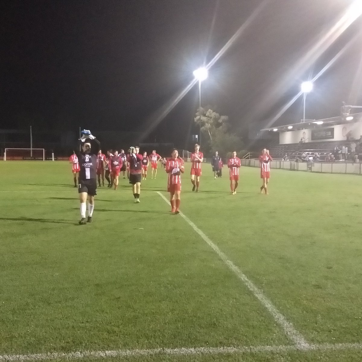 DMSportsTrader's tweet photo. @Olympic_FC @EastSuburbsFC Good atmosphere there tonight and a hard fought win. https://t.co/zUvsRHl9ed