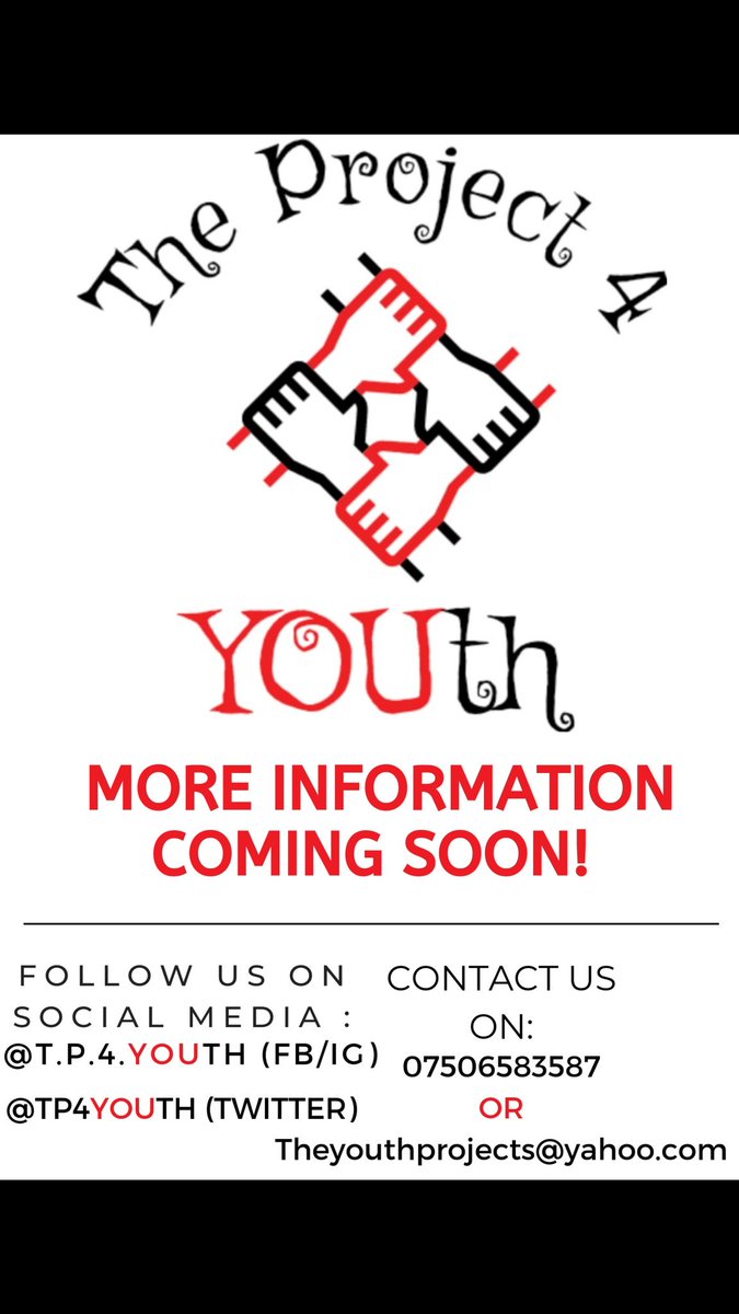 LCoutts99's tweet photo. Go and support The Project 4 YOUth a newly established youth projected aiming to support youth in different communities. FOLLOW/LIKE/SHARE!! SHOW YOUR SUPPORT FOR THE YOUNG PEOPLE IN YOUR COMMUNITY. https://t.co/jLzGBsVSmg