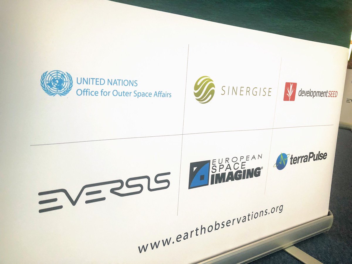 GEOSecretariat's tweet photo. 300+ people from around the world will join us in #Vienna next week for #GEOdatatech to advance Earth #data & #technology for sustainable development: https://t.co/dgZlylhGBr
๐ Thanks to sponsors @UNOOSA @developmentseed @sinergise @EUSPACEIMAGING @terraPulse #Eversis https://t.co/DjKvRzkpoI