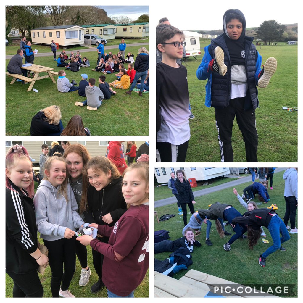 WalesHigh's tweet image. Photographs from last night’s Task Master challenge!! #howmanyclothescanyougeton #miming #cornwall #balance #initiative #5points #eastercamp2019