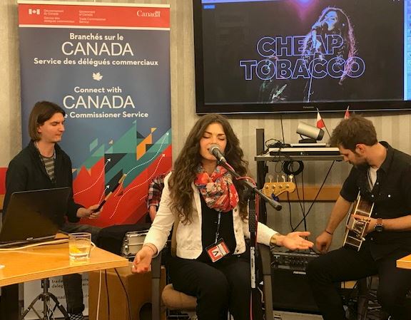 Thrilled to preview the #MusicExportPoland to @CMW2019 including great performance by #CheapTobacco at #CanadaPL Embassy in Warsaw! 🎤🇨🇦🎤🇨🇦
Thank you to @Canadian_Live @CMW_Week @chaptwo for #Canada market insights.