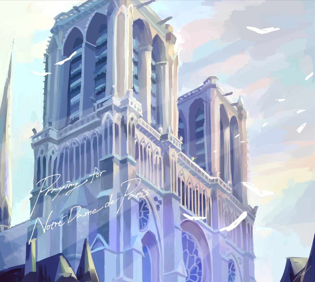 「Sing the Bells of Notre Dame 」|ｉｓａｉのイラスト