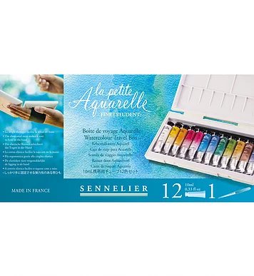 CouleursDessin's tweet photo. #Coffret de #voyage composé de 8 tubes d'#aquarelles #extra_fines
Tubes 10 ml + 1 pinceau.
L'#aquarelle au #miel des #Impressionnistes" #lumineuse et #brillante.
#Coffret avec #fermoir #arrondi & #palette.
Le #coffret € 40,80 https://t.co/Zv4BtVn7ZY