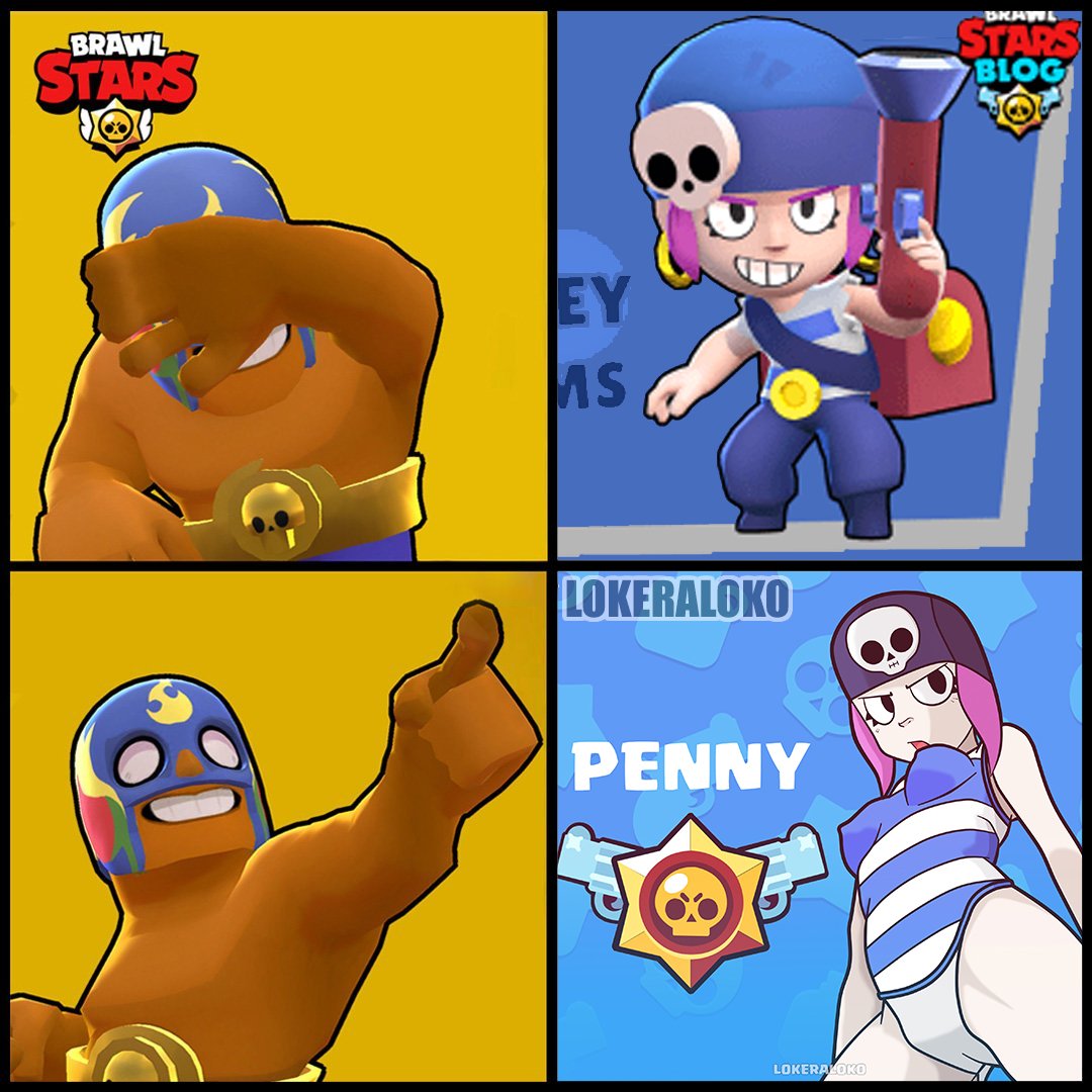 Loko Clash Royale Custom Emotes On Twitter Penny El Primo Brawlstars Meme - el primo brawl stars memes