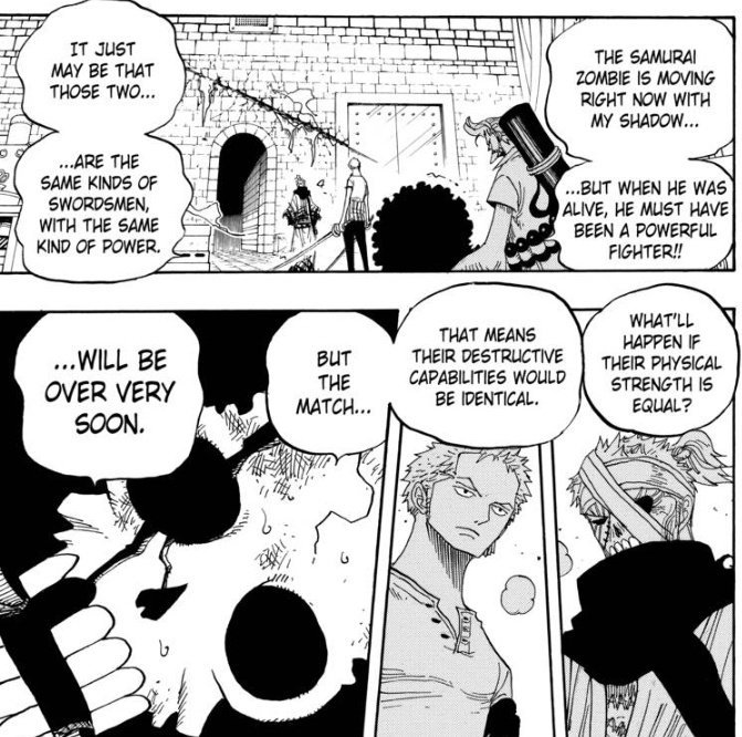 Zoro and Ryuma share alot of physical similarities of course but i don't think zoro is his descendant or anything. However, they both are warriors.Both Luffy and Zoro are warriors in their own right but Zoro is more of an experienced solider working for Luffy. Him carrying -