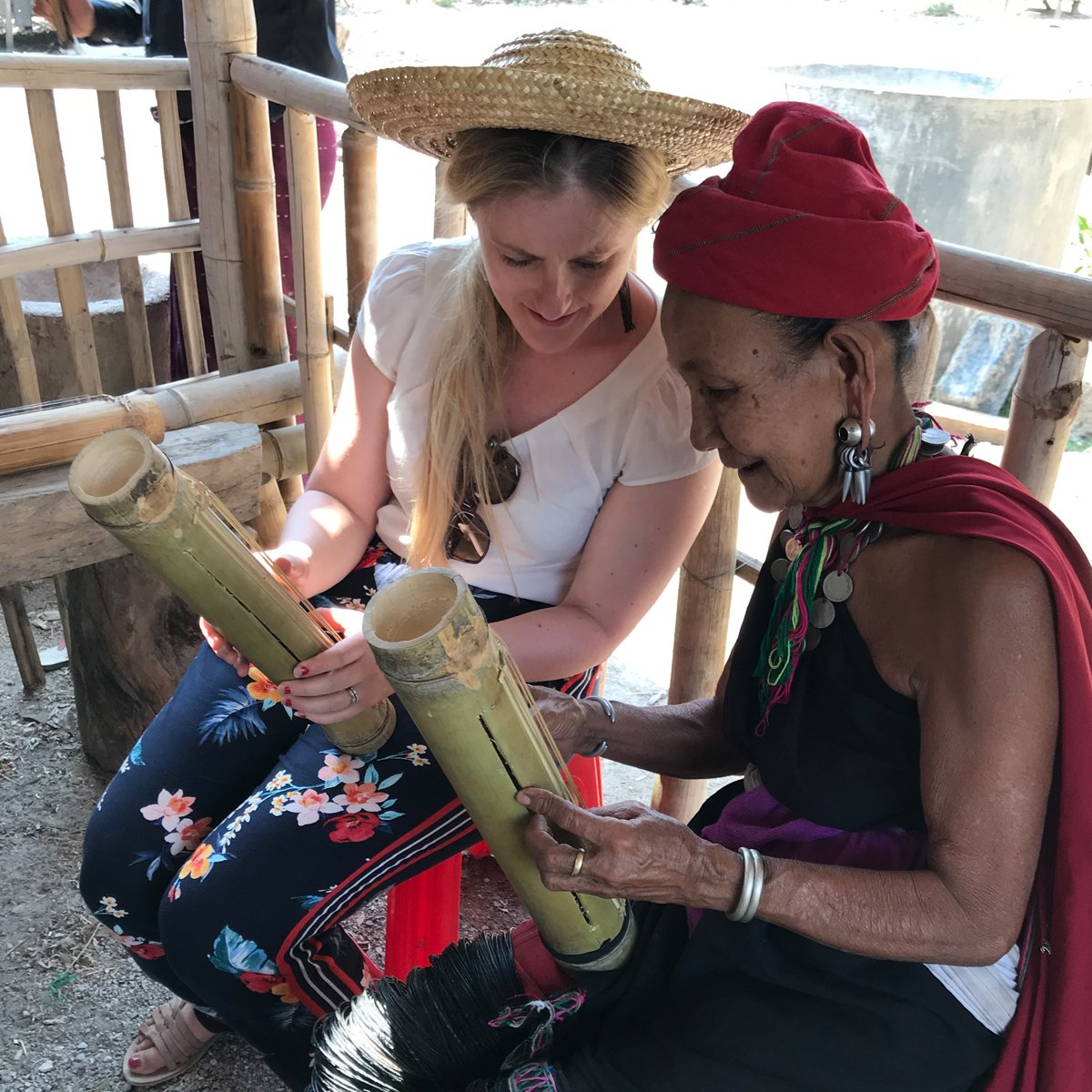 Schinglebergroc's tweet photo. Some of our team are currently on a trip to Southeast Asia. They are now in Salay, a small town around 90 minutes outside of Bagan, Myanmar, on the banks of the Ayeyarwady River. #AudleyLife #SoutheastAsia #ResponsibleTourism https://t.co/86VuME42sS